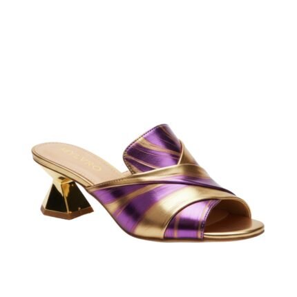 Mylvro Mules Metallisch Synthetisch Sculpturale Hak